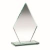 Picture of Jade Glass Tall Diamond Plaque (10mm Thick) - 7in