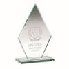 Picture of Jade Glass Tall Diamond Plaque (10mm Thick) - 7in