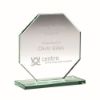 Picture of Jade Glass Octagon Plaque (10mm Thickness) - 4.5in