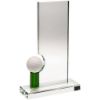 Picture of Clear|green Glass Rectangle With Golf Ball     (10mm Thick) - 9.5in