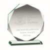 Picture of Jade Glass Octagon (15mm Thick) - 6.75in