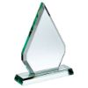 Picture of Jade Glass Chunky Diamond Plaque (19mm Thick) - 9.75in