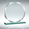 Picture of Jade Glass Octagon In Quality Wood Gift Box  (19mm Thick) - 12in