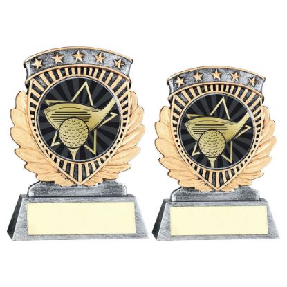 Picture of Pew~gold 5 Star Holder With Vinyl Golf Insert & Plate