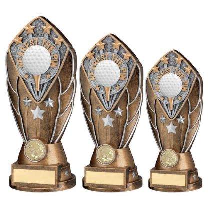 Picture of Bz~silv Diamond Column + Nearest The Pin Disc & Plate (1in Cen)