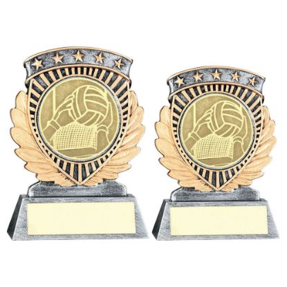 Picture of Pew~gold 5 Star Holder With Gaelic Football Insert & Plate