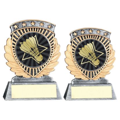 Picture of Pew~gold 5 Star Holder With Vinyl Badminton Insert & Plate