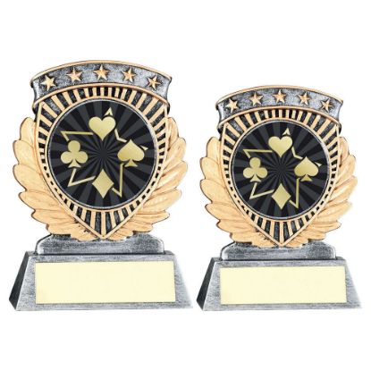 Picture of Pew~gold 5 Star Holder With Vinyl Cards Insert & Plate