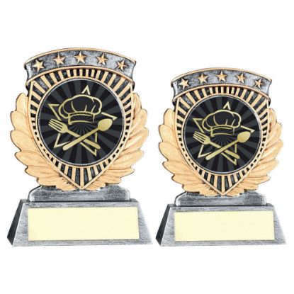 Picture of Pew~gold 5 Star Holder With Vinyl Cooking Insert & Plate