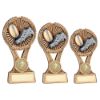 Picture of Brz|gold|pew Rugby Round Wreath On V Riser With Plate (1in Cen) - 7in