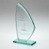 Picture of Jade Glass Sail Plaque (10mm Thick) - 9in
