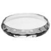 Picture of Clear Glass Round Paperweight With Faceted Edge (19mm Thick) - 4in