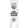 Picture of Football Most Improved Player Clear Printed Rectangle - 8.25 X 2.25in (Fits Fp25