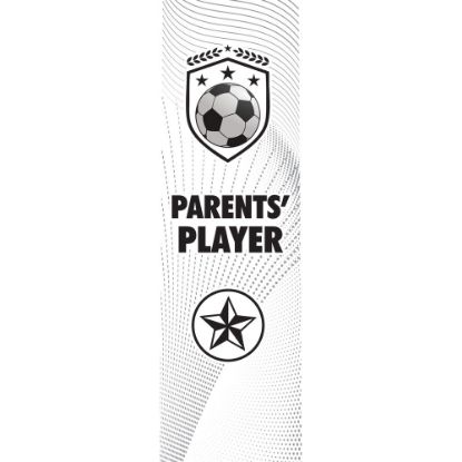 Picture of Football Parents Player Clear Printed Rectangle For Fp25