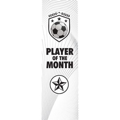 Picture of Football Player Of The Month Clear Printed Rectangle For Fp25