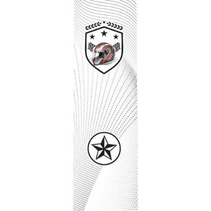 Picture of Motor Sport Clear Printed Rectangle For Fp25