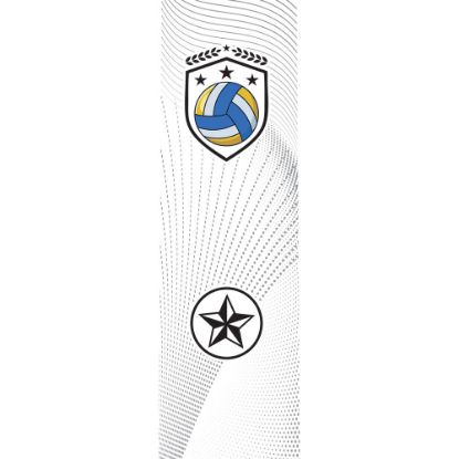 Picture of Netball Clear Printed Rectangle For Fp25