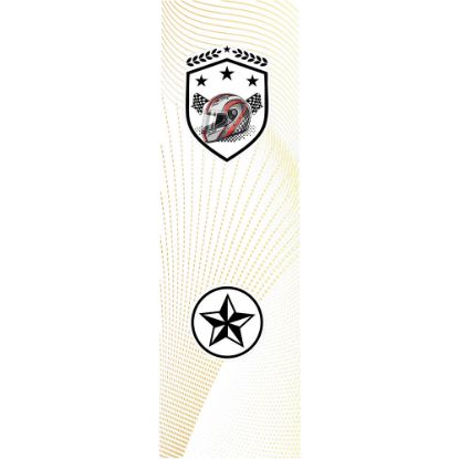 Picture of Motor Sport Clear Printed Rectangle For Fp35