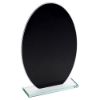 Picture of Black Backed Jade Glass Oval(4mm Thick) -7.25in