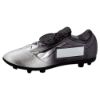 Picture of Filled Plastic Footballl Boot Silver|black (1" Centre) - 6.75 X 2.75in