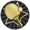 Picture of Table Tennis Gold|black Printed Centre 25mm - 1in