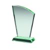Picture of Xxx Jade Glass Sail Plaque (15mm Thick) - 6.75in