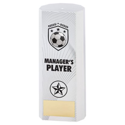 Picture of White Plastic Filled Column Football Managers Player (1in Cen)