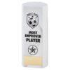 Picture of White Plastic Filled Column Football Most Improved Player (1in Cen) - 8.25in