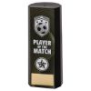 Picture of Black Plastic Filled Column Football Player Of The Match (1in Cen) - 6in