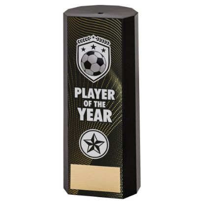 Picture of Black Plastic Filled Column Football Player Of The Year (1in Cen)