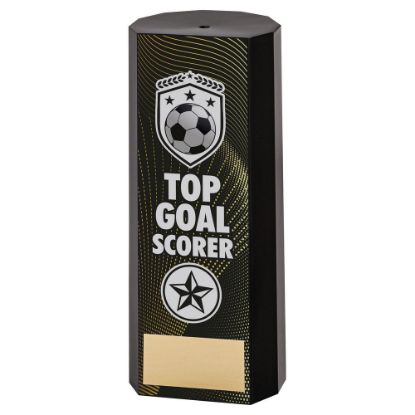 Picture of Black Plastic Filled Column Football Top Goal Scorer (1in Cen)