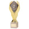 Picture of Gold Holder + Parents' Player Disc & Cream Marble Trophy (1in Cen) - 11in