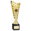 Picture of Gold Plastic Titan Cup On Black Marble Assembled Trophy (1in Cen) - 12in
