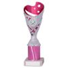 Picture of Pink|silver Plastic Sabre Cup Assembled On Marble (1in Cen) - 9in