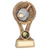Picture of Brz|gold|pew Table Tennis Round Wreath On V Riser With Plate (1in Cen) - 5in