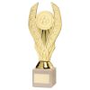 Picture of Gold Plastic Holder On Cream Marble Trophy (1in & 2in|rd) - 11in