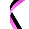 Picture of Medal Ribbon Black|pink - 30 X 0.875in