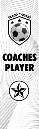 Picture of Football Coaches Player Clear Printed Rectangle